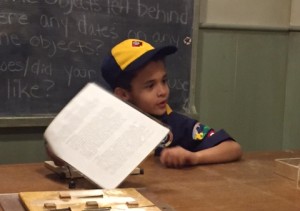 Charlie at desk